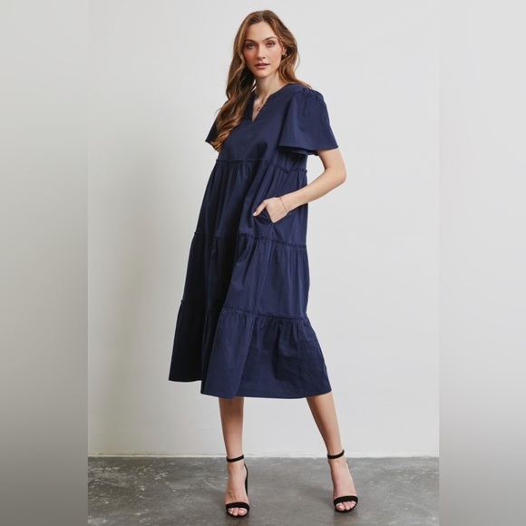 HEYSON Sweet As Can Be Full Size Textured Woven Babydoll Dress